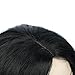 YOPO Natural Black Wigs Wavy Long Middle Part Hair Wig No Bangs Synthetic Full Heat Resistant Wigs for Women