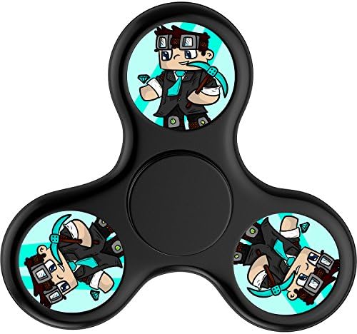 Fidget Spinner DanTDM TDM Tri-Spinner High Speed Spin - Perfect For ADD, ADHD, Anxiety, and Autism Adult Children