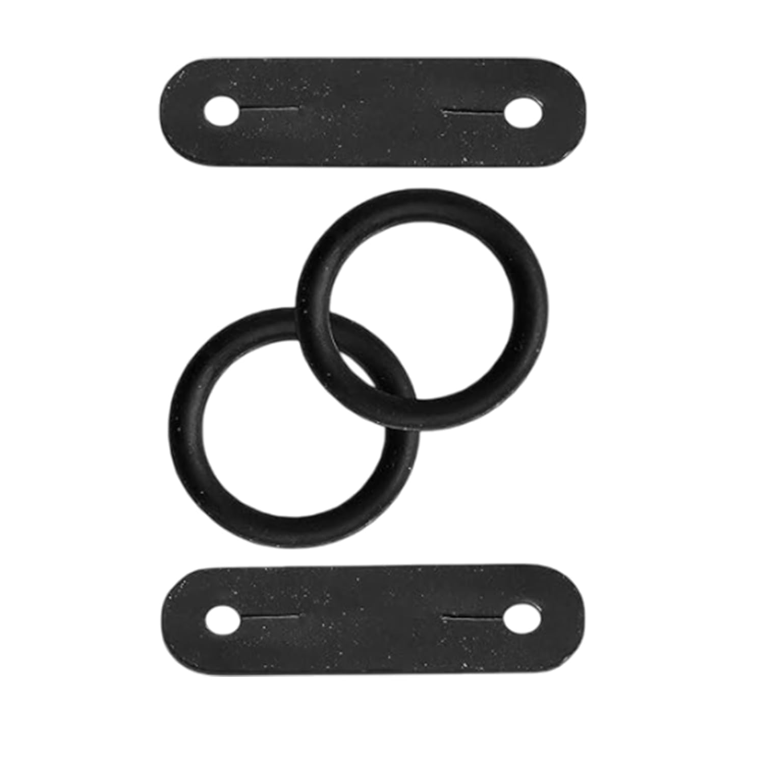 YNR Peacock Safety Irons Stirrups - Safety Stirrups with Rubber Rings, Rubber Bands & Leather Clips Tabs Replacement, Fits Stirrup Leathers | (1 Pair)