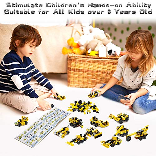 VATOS STEM Building Toys, 573 PCS Robot STEM Toys for 6 Year Old Boys