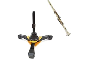 HHUXIUE clarinet stand flute stand Foldable and Portable Tripod Holder Stand for Flute Clarinet (clarinet stand(Enhanced type))