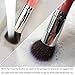 Qivange Kabuki Makeup Brushes, Premium Foundation Eyeshadow Powder Brushes(10pcs, Pink with Silver) 