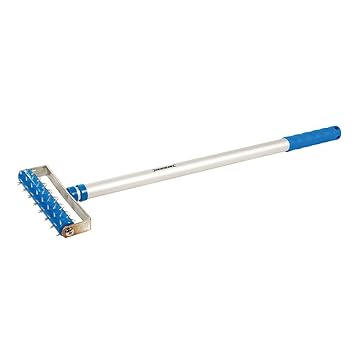Silverline 682361 Stachelwalze mit Teleskopstiel Mehrfarbig 150 x 590 mm