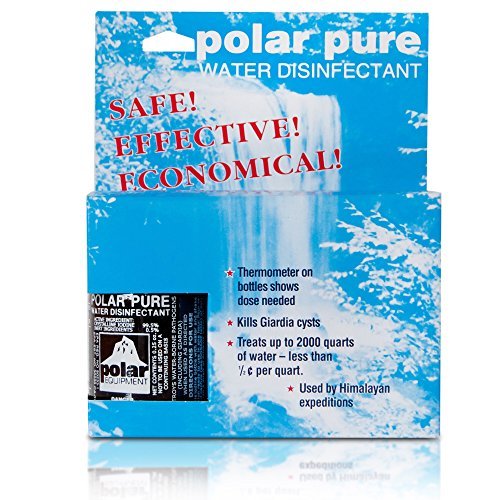Polar Pure Iodine Water Purifier Camping Gear More Effective Than