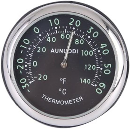 XMDZ Thermometer Analog Auto KFZ Innen Temperatur Anzeige mit