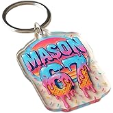 VALARTS Pink Six Seven Keychain 67 meme