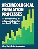Archaeological Formation Processes : The Representativity of Archaeological Remains from Danish Pre-History, , 8748005711