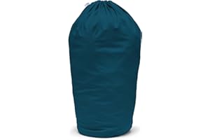 Kanga Care Seam Sealed Drawstring Reusable Diaper Pail Liner Large Barrel Shape 26" height x 51" top x 33" base | Caribbean