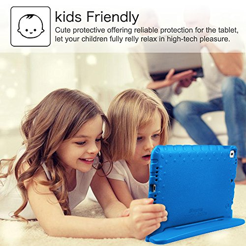 Fintie iPad Pro 10.5 Case - Kiddie Series Light Weight Shock Proof Convertible Handle Stand Bumper Cover [Kids Friendly] for Apple iPad Pro 10.5 Inch 2017 Release Tablet, Blue