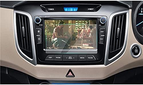 AnDeal Guards Car’s Navigation/Music System Screen Protector Compatible with Hyundai Creta (2017-18-19) Safety Guard for Touch Screen Infotainment System (Pack of 1)
