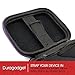 Purple Hard EVA Shell Case with Carabiner Clip & Twin Zips for the SoundMoovz Musical Bandz - by DURAGADGET