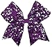 chassé Dangle Sequin Performance Hair Bow Seq Purple