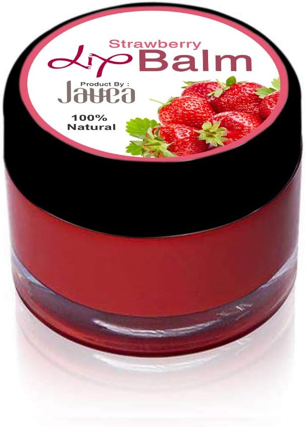 Javea 100% Natural Strawberry Lip Balm 10grm(Good's Use For Smoker's Men)
