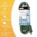 Woods 2189 15-Foot 9-Outlet Indoor Extension Cord, Christmas or Holiday Lights, Green