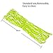 lailai Universal Indoor & Outdoor Nylon Basketball Hoop Net Replacement Glow in The Dark, Portable Nylon Basketball Net Replacement (Fluorescent Green)