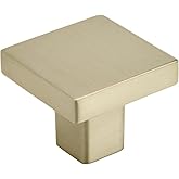 Amerock | Cabinet Knob | Golden Champagne | 1-3/16 inch (30 mm) Length | Monument | 1 Pack | Drawer Knob | Cabinet Hardware