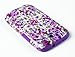 DandyCase 2in1 Hybrid High Impact Hard Lavender Garden Floral Pattern + Purple Silicone Case Cover For Samsung Galaxy S3 i9300 + DandyCase Screen Cleaner