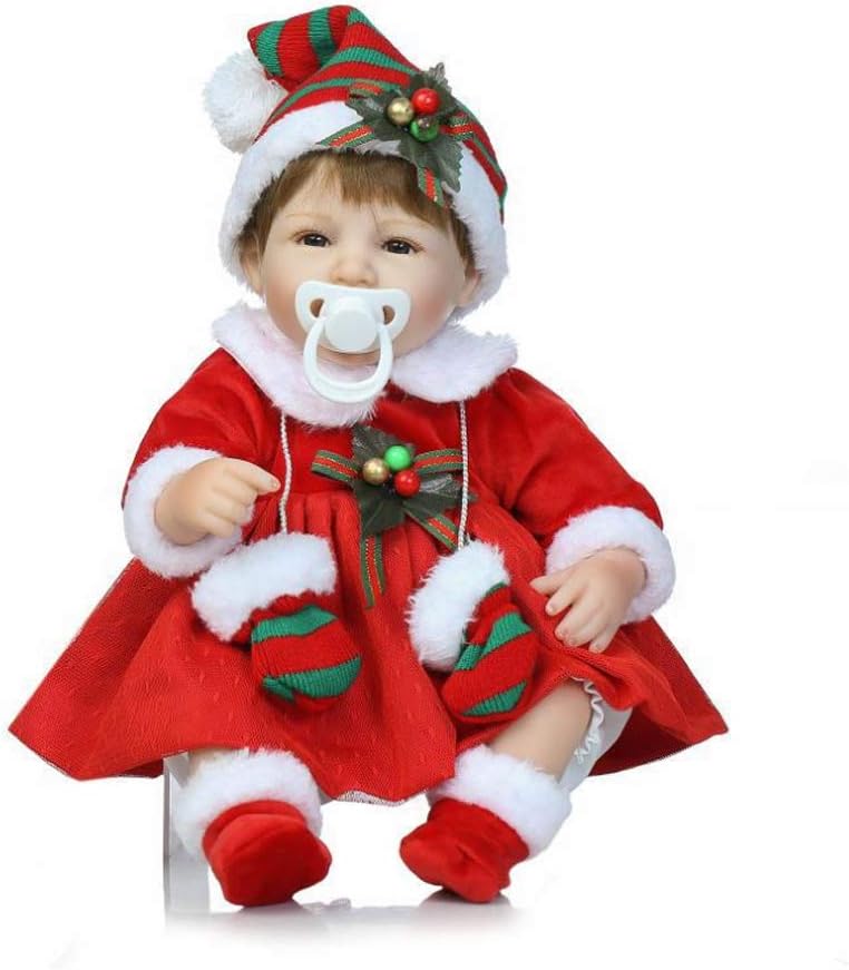 Prezzo NACHEN Reborn Baby Natale Bambole 40cm Bella Vita Reale Morbido Silicone Vinile Realistico Giocattolo Neonato Bambino Regalo Offerte