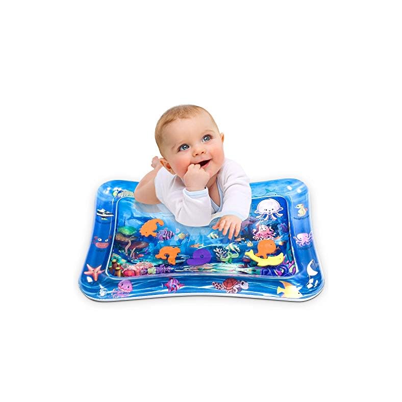 Infinno Inflatable Tummy Time Mat Premium Baby Water Play Mat for Infants and Toddlers Baby Toys for 3 to 24 Months…