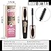Maksuzee 4D Silk Fiber Lash Mascara, Waterproof, Lengthening, Long-Lasting, Smudge Proof, Black, Volume, Lift, Curl