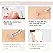 JPNK Blackhead Remover Comedones Extractor Acne Removal Kit for Blemish, Whitehead Popping, Zit Removing for Nose Face Tools with a Leather bag (6 Pcs, 3 Tweezers Pack)
