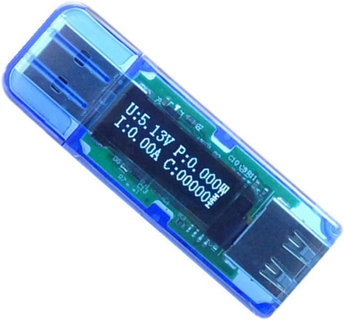 Voltage Tester for USB 2.0, 4 in 1 OLED Display Digital Multimeter Voltage Ampere Power Capacity Meter - JVR TL59