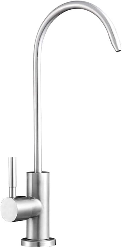 Qrity Edelstahl Wasserhahn Umkehrosmose Schwanenhals Trinkwasserfilter