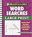 Brain Games - Word Searches - Large Print (Purple)
