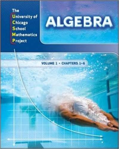 Algebra: Ucsmp Grades 6-12 (UCSMP Algebra)