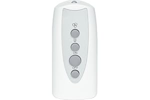 AOERUOW Replacement Remote Control Compatible with Bell+Howell Socket Ceiling Fan Light