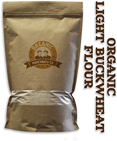 Organic Light Buckwheat Flour - 4lb Bag - Kosher, NON GMO, Gluten Free