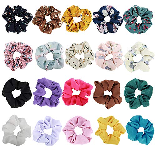 1 Scrunchies+Cehomi+Chiffon+Scrunchy+Ponytail