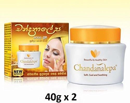 CHANDANALEPA Natural Ayurvedic Herbal Skin Cream 40g x 2 (40g x 2)