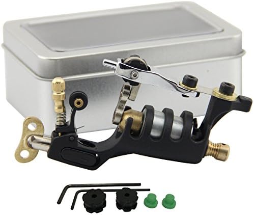 Rotary Tattoo Machine Body Art Beauty Machines Alloy Tattoo Motor Gun Rotarys Tatoo Machine Gun for Liner Shader Black Brown 2 Colors (Black)