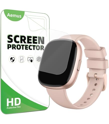 3D Screen Protectors Compatible With FITVII HM57 1.85 Inches Smartwatch, 3 Piece...