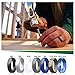 Egnaro Silicone Wedding Rings,Wedding Bands For Men by Egnaro,7 Rings Pack-Size 8 to 12-Designed for Active Men, Athletes,Comfortable,Skin Safe,stylish