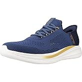 Skechers Men's Slade - Quinto Hands Free Slip-in Men's Casual, Blue, 7, Medium, US
