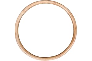 Wing Chun Ring Rattan Ring for Hand Coordination Training - Smooth Wooden Kung Fu Training Tool for Strength