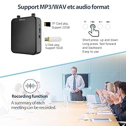 Giecy Voice Amplifier, Giecy 30W 2800mAh