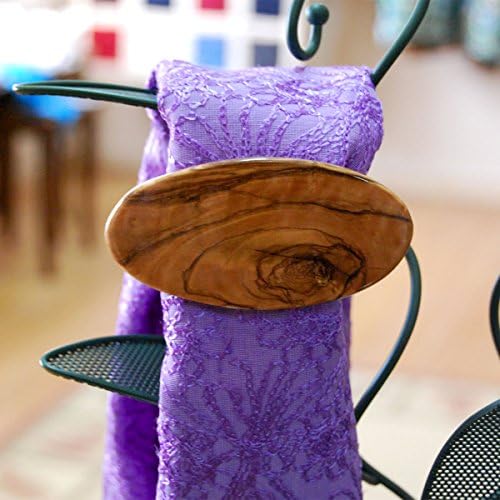 From The Earth - Olive Wood Barrette - Small - Fair Trade &amp; Handmade