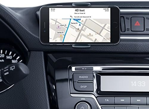 Premium Air Vent Car Mount Holder for BlackBerry DTEK60, DTEK70, Mercury Phones w/ Anti-Vibration Low-Profile Swivel Cradle (use with or without case)