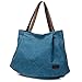 Hiigoo Women's Casual Handbag Big Shoppingbags Bucket Canvas Shoulder Bags