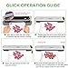 Vacuum Sealer ACRATO Food Packing Machine with Hose Automatic Vacuum Air Sealing System Plus 5pcs FREE Sealer Bags for Kitchen Dry & Moist Food Preservation and Compact Clothing Jewelry