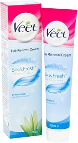 Veet Sensitive Skin Hair Removal Cream 200 ml Case of 6 view 2