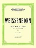 Julius Weissenborn: Studies For Bassoon Op.8 - Volume 2. Partitions pour Basson by 