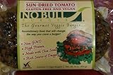 No Bull Vegan Gluten-Free Sun Dried Tomato & Spinach Gourmet Veggie Burgers - 12 - 2 Packs (24 Burgers total) Already Cooked- Heat & Serve