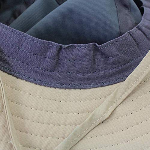 NIUASH Fischerhüte Breitkrempe Männer Frauen Eimer Hut Mit Schnur Wasserdicht Outdoor Angeln Jagdhut Fischer… – Bild 6