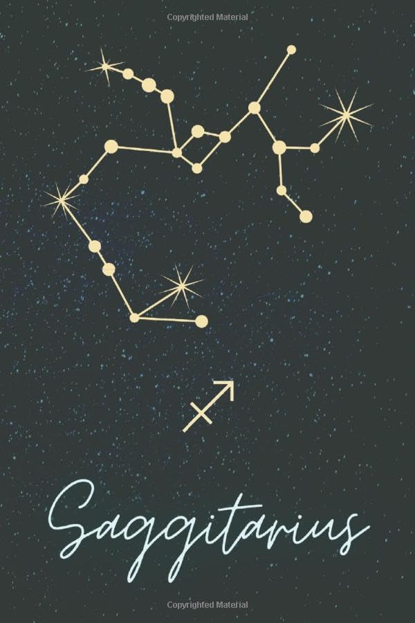 Saggitarius Notebook: Lined Journal Notebook, 120 Pages, 6"x9", Zodiac Journal Notebook, Lined Journal Zodiac, Saggitarius Journal, Notebook for girls