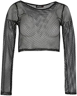 Ladies Women's Fish Net Tops