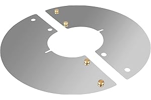 SUNJIKA Candle Reflector Compatible with UCO Candle Lantern Parts,Stainless Steel Lantern Reflectors Enhances Light Focus and Brightness for Uco Camping Candle Lantern